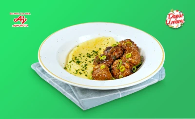 Teriyaki Meatball With Mashed Potato ala SAORI®